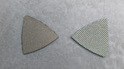 Diamond coated triangle -